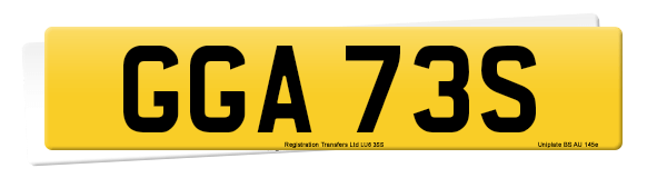 Registration number GGA 73S
